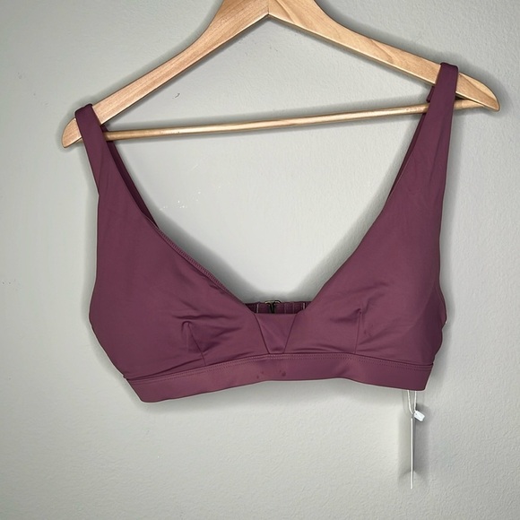 Andie Swim The Tahiti Bikini Top in Cactus Flower Purple Size Large NWT! - Picture 3 of 6
